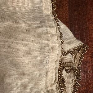 Beaded dining napkins